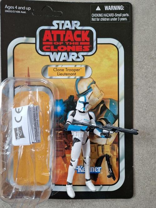 Star Wars Hasbro loose Clone Trooper Lieutenant VC109 TVC Th, Collections, Star Wars, Comme neuf, Figurine, Enlèvement ou Envoi
