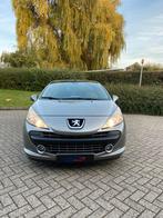 12M garantie/Peugeot 207CC Cabrio/2007/85200/1.6i/OHB/AC, Auto's, Stof, Zwart, 4 cilinders, Cabriolet