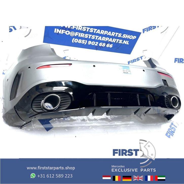 W177 BUMPER A KLASSE 2024 A35 AMG ACHTERBUMPER COMPLEET Orig, Auto-onderdelen, Carrosserie, Bumper, Mercedes-Benz, Achter, Gebruikt