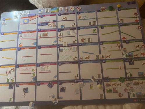 Dagplanner magneetbord++ 350 magneetjes picto, Huis en Inrichting, Woonaccessoires | Memoborden, Magneetbord, Ophalen of Verzenden