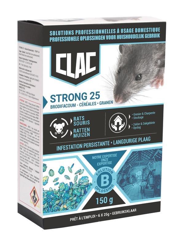 clac strong 25 ratten en muizen, Jardin & Terrasse, Pesticides, Enlèvement ou Envoi, Neuf, Lutte antiparasitaire