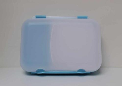 Tupperware™ « Lunchbox - Encas Eco » blauw en wit, Huis en Inrichting, Keuken | Tupperware, Zo goed als nieuw, Bus of Trommel