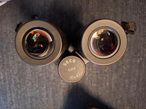 jumelles Geco Gold 10x42, Audio, Tv en Foto, Optische apparatuur | Verrekijkers, Gebruikt, 8 tot 12x, Met hoes of tas, Ophalen