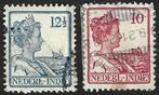 2 Koningin Wilhelmina Nederlands-Indië 1913 Type 'Seegers', Postzegels en Munten, Postzegels | Nederlands-Indië en Nieuw-Guinea