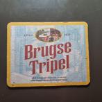 Sous Bock Brugse Tripel (modèle 2), Verzamelen, Biermerken, Viltje(s), Overige merken, Gebruikt, Ophalen of Verzenden