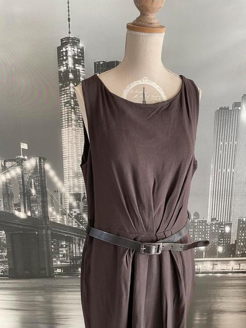 NATAN - bruine jurk kleed - 46 - met riem Natan, Kleding | Dames, Jurken, Zo goed als nieuw, Maat 46/48 (XL) of groter, Bruin