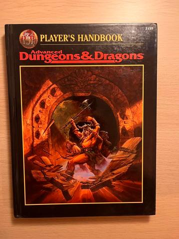 AD&D - Player’s Handbook 2e beschikbaar voor biedingen