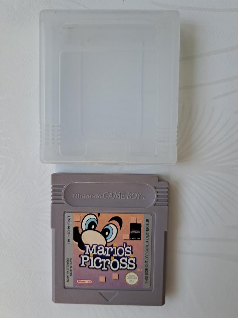 Jeu game boy Mario's picross avec étui. FAH. Nickel, Enlèvement ou Envoi, Comme neuf