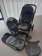 Set EVO Farmer met wieg, wandelwagen, en toebehoren, Kinderen en Baby's, Kinderwagens en Combinaties, Gebruikt, Verstelbare duwstang