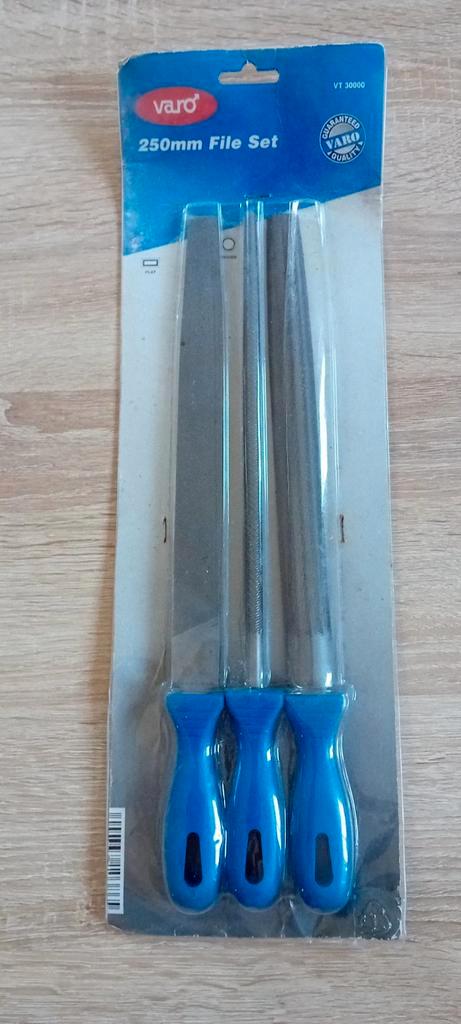 Set van 3 Varo-vijlen NINE, Doe-het-zelf en Bouw, Gereedschap | Handgereedschap, Nieuw, Ophalen of Verzenden