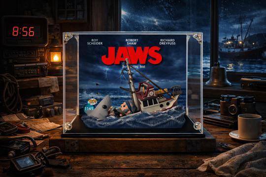 Funko Pop Moments Jaws Showcase — Haaienetende boot, Verzamelen, Beelden en Beeldjes, Nieuw, Ophalen of Verzenden