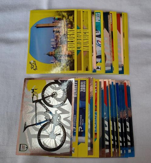 58 Panini stickers Tour de France 2024, Hobby en Vrije tijd, Stickers en Plaatjes, Zo goed als nieuw, Meerdere stickers, Ophalen of Verzenden
