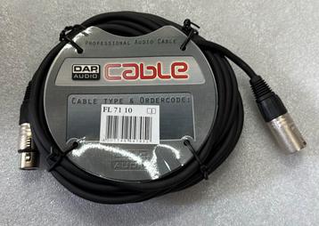 Cable micro XLR 3 10m Neutrik, Musique & Instruments, Enlèvement ou Envoi, Micro