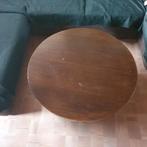 Ronde salon tafel ( massief hout), Ophalen, Zo goed als nieuw, Hout