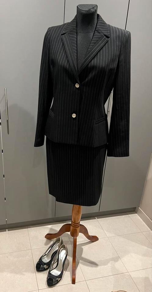 800€! Sexy gestreept zwarte mantelpak wol Montana blazer rok, Kleding | Dames, Jasjes, Kostuums en Pakken, Nieuw, Kostuum of Pak