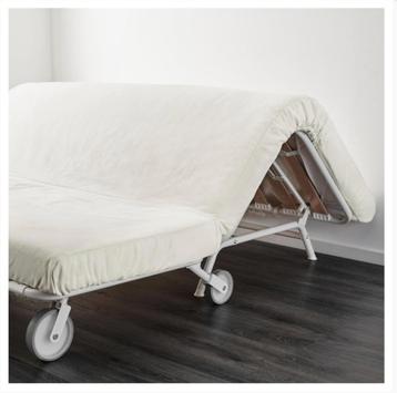 boxspring van metaal en hout (voor een matras van 160x200cm) beschikbaar voor biedingen