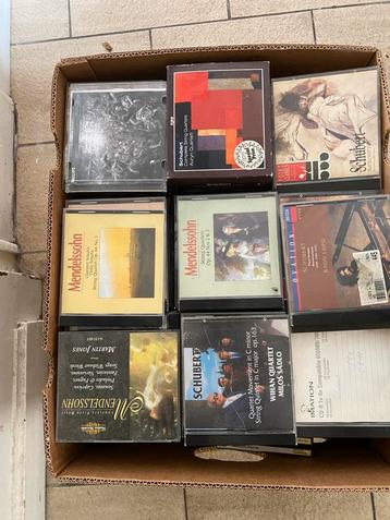 Meerdere dozen CD’s klassieke muziek 