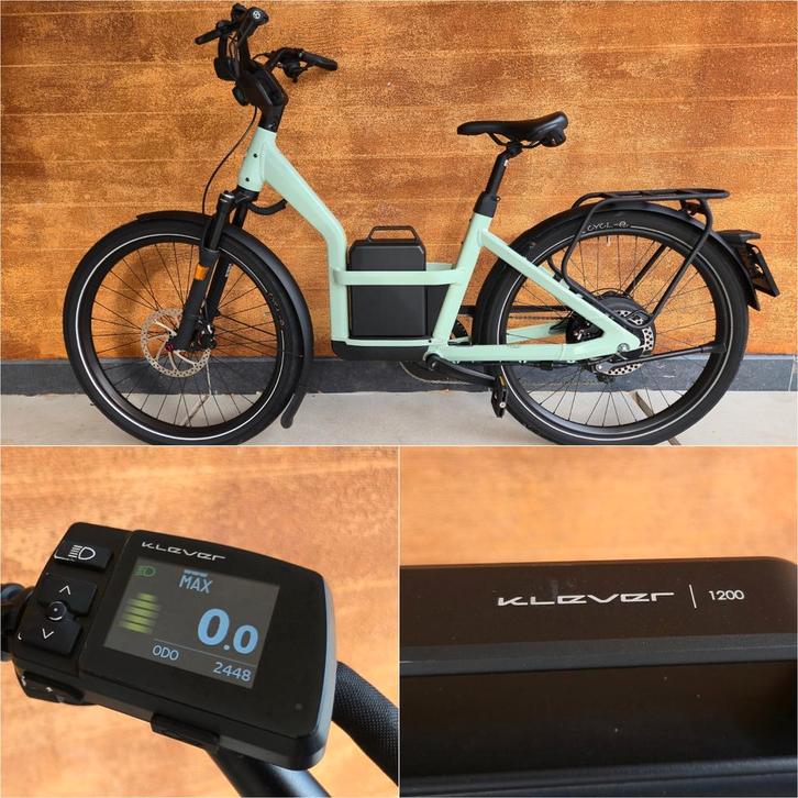 Klever Y muse 1200W met 2400km speedpedelec, Fietsen en Brommers, Elektrische fietsen, Zo goed als nieuw, Ophalen