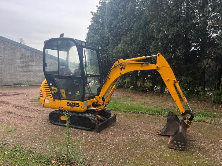 JCB 8015 Minigraver 1500kg 2000 2 bakken (nette staat!), Zakelijke goederen, Machines en Bouw | Onderdelen, Ophalen