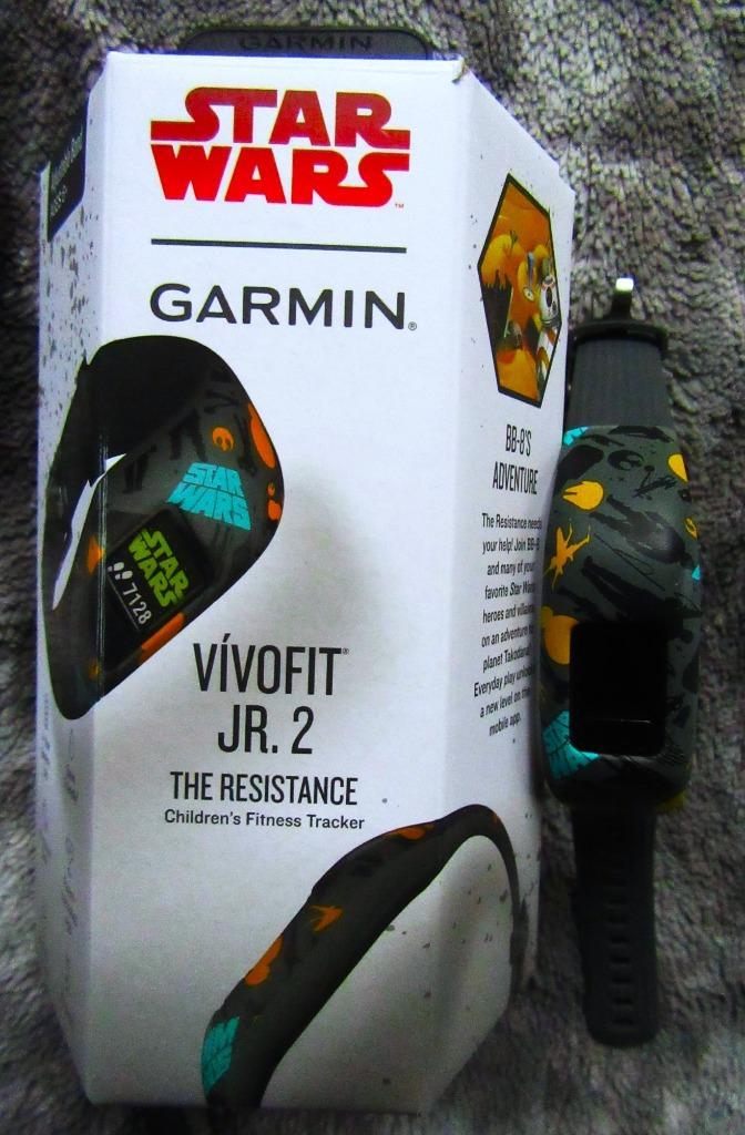 Garmin Vivofit Junior 2 Disney Star Wars Activity Tracker, Bijoux, Sacs & Beauté, Trackers d'activité, Comme neuf, Android, Gris