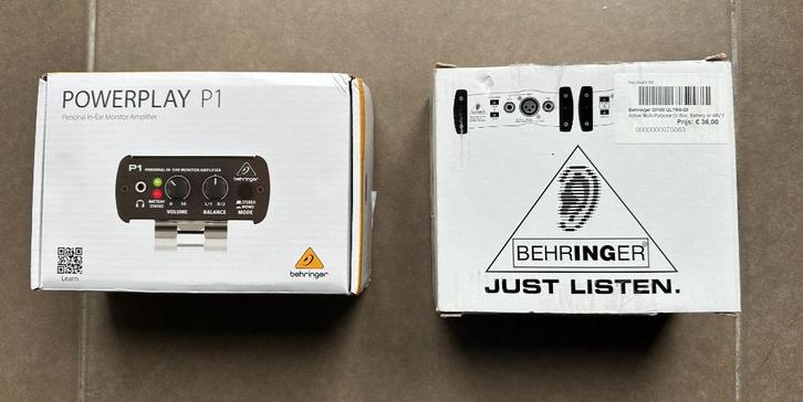 DI et In Ear monitor amplifier, Muziek en Instrumenten, Effecten, Zo goed als nieuw, Ophalen of Verzenden