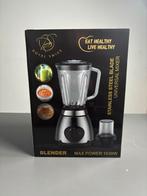 Blender Royal Swiss  – Bol en Verre 1,5L + Moulin à Grains, Enlèvement ou Envoi, Neuf, Mélangeur