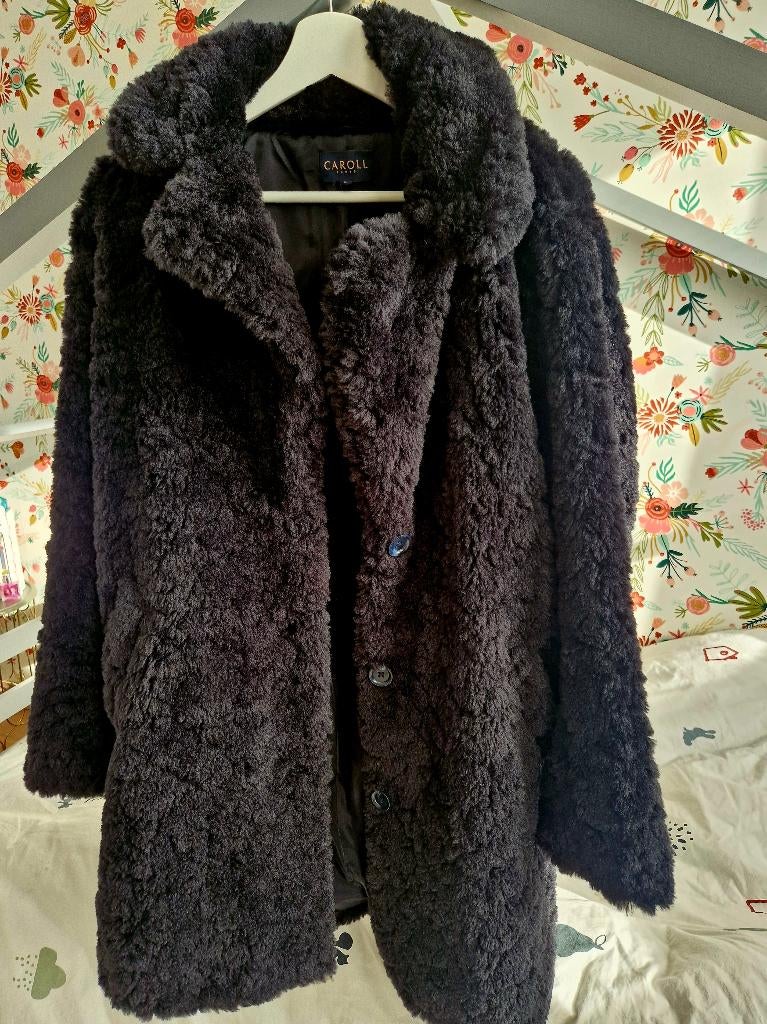 Caroll manteau FR 42, Kleding | Dames, Jassen | Winter, Zwart, Maat 42/44 (L), Nieuw, Ophalen of Verzenden