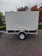 Enkelas ongeremd als nieuw met huifzeil, Auto diversen, Aanhangers en Bagagewagens, Ophalen, Zo goed als nieuw