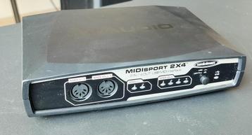 Interface MIDI USB M-Audio MidiSport 2X4 2 entrées/4 sorties, Enlèvement ou Envoi, Utilisé