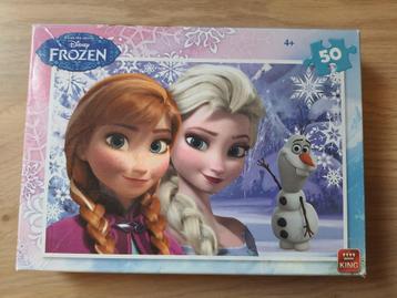 Frozen puzzel (50 stuks) in perfecte staat beschikbaar voor biedingen