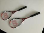 2x Wilson PY Team squash rackets, Sport en Fitness, Squash, Ophalen, Zo goed als nieuw, Racket, Met hoes