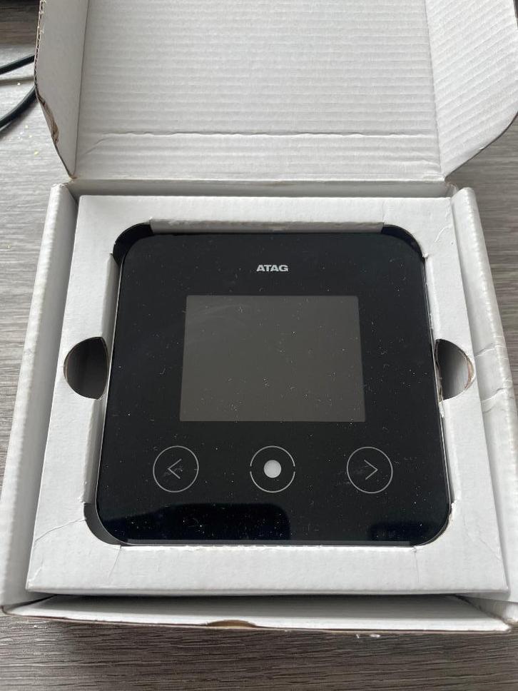 ATAG One 2.0 zwart thermostaat NIEUW met wifi verbinding, Doe-het-zelf en Bouw, Thermostaten, Nieuw, Slimme thermostaat, Ophalen of Verzenden