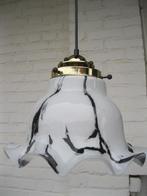 Lampe suspendue Peill & Putzler blanc-noir avec capuchon, Maison & Meubles, Comme neuf, Enlèvement ou Envoi