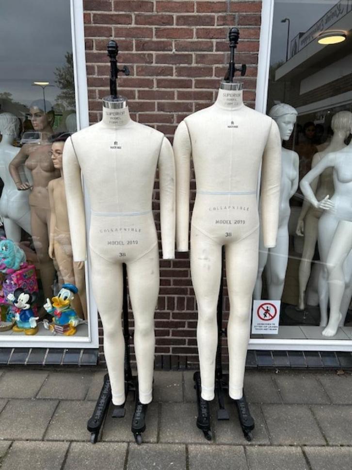 zeer exclusive paspop etalagepop mannequin brocante vintage, Kleding | Heren, Overige Herenkleding, Ophalen