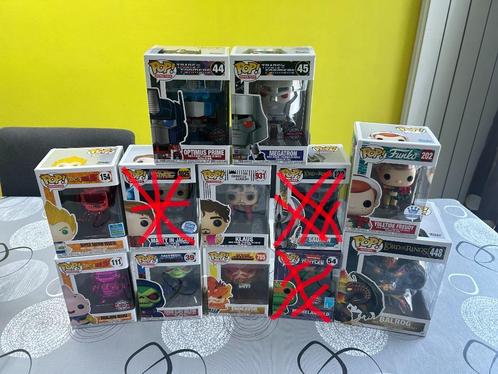 Lot Funko Pop diverses  (Vente en lot ou à la pièce), Verzamelen, Beelden en Beeldjes, Nieuw, Ophalen of Verzenden