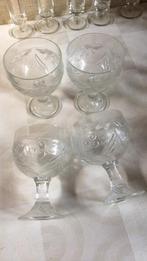 Dessert glazen 6 stuks, Verzamelen, Glas en Drinkglazen, Ophalen of Verzenden, Zo goed als nieuw