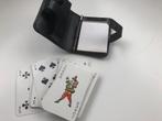Jeu de cartes avec étui en cuir, Enlèvement ou Envoi, Neuf, Carte(s) à jouer