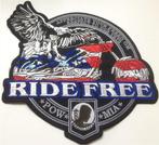 Ride Free stoffen opstrijk patch embleem #1, Motos, Accessoires | Autocollants