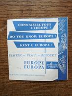 TRYPTIC EUROPE - EXPO 58 - origineel, Ophalen of Verzenden, Overige typen