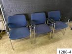 1284. Stoel / stapelbaar / diverse stoelen / bureaustoel, Enlèvement, Tissus, Utilisé, Gris