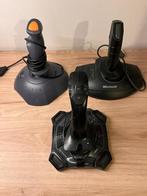 Lot van 3 Vintage Joysticks, Informatique & Logiciels, Joysticks, Enlèvement ou Envoi