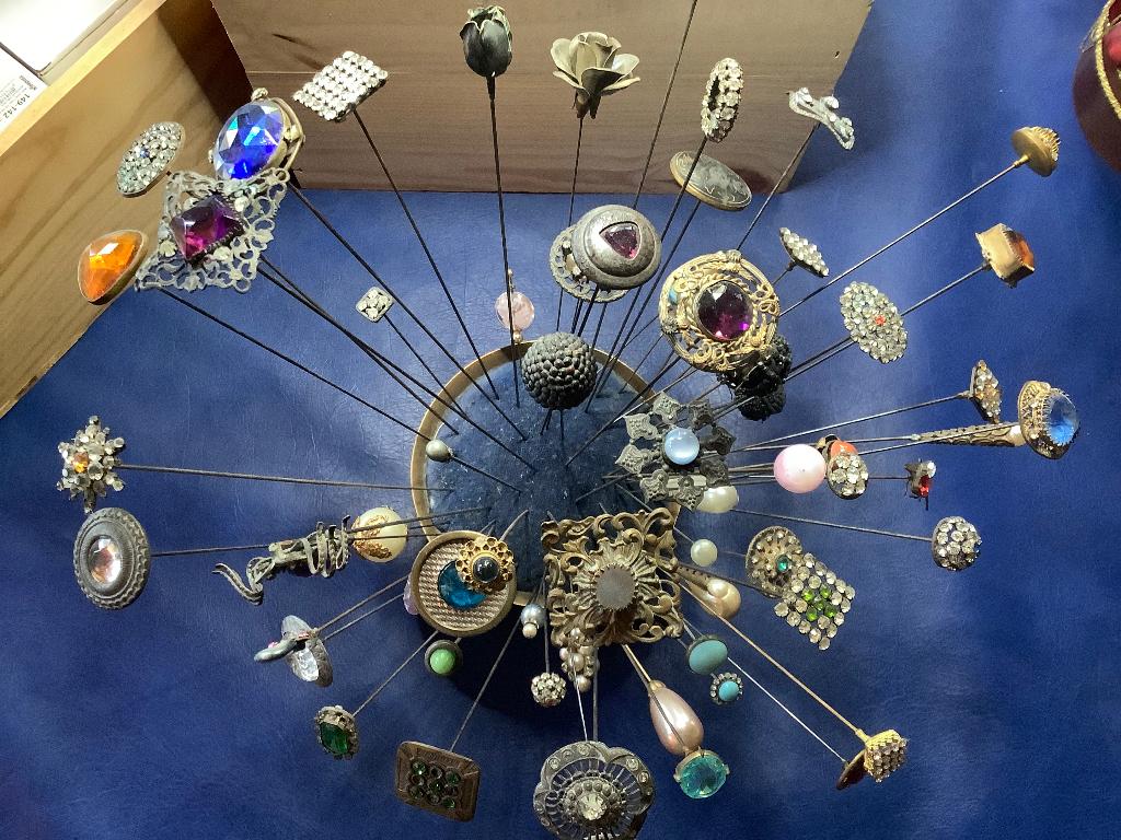 Eplingles à chapeau collection, Bijoux, Sacs & Beauté, Bijoux anciens, Enlèvement, Autres matériaux, Autres types