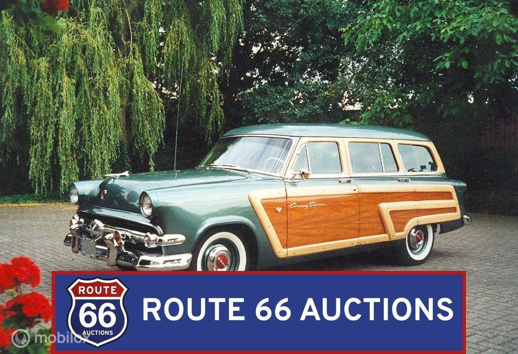Ford Country Squire | 1954 | Route 66 Auctions, Auto's, Oldtimers, Bedrijf, Te koop, Ford, Benzine, Overige carrosserie, Handgeschakeld