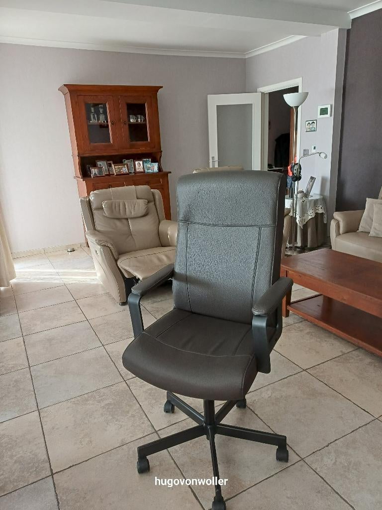 Bureaustoel, Huis en Inrichting, Bureaustoelen, Ophalen, Nieuw, Bruin, Bureaustoel