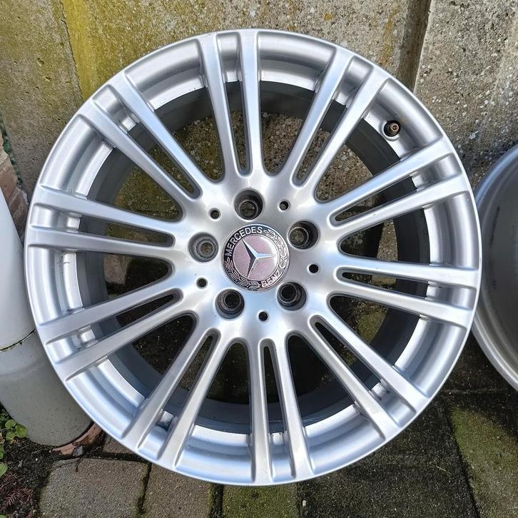 17 - Mercedes E-klasse Elegance Velgen, Auto-onderdelen, Banden en Velgen, Velg(en), 17 inch, 245 mm, Personenwagen, Gebruikt