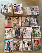 TE KOOP: 122 modemagazines: zelf kleding naaien, Hobby en Vrije tijd, Naaien en Fournituren, Ophalen of Verzenden, Zo goed als nieuw