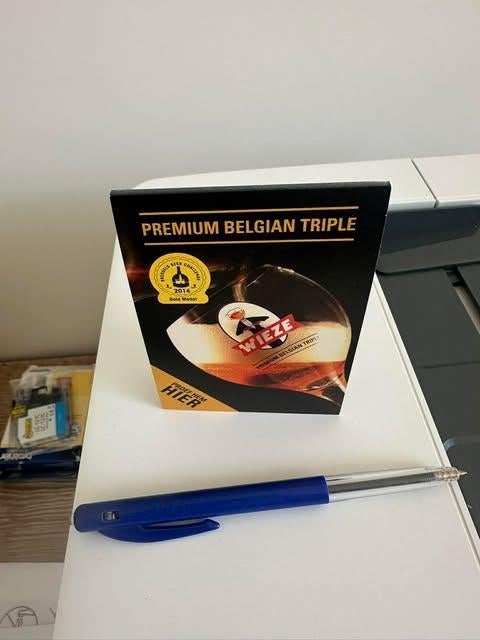 Table publicitaire Wieze en plastique premium belge triple, Collections, Enlèvement ou Envoi, Neuf, Panneau, Plaque ou Plaquette publicitaire