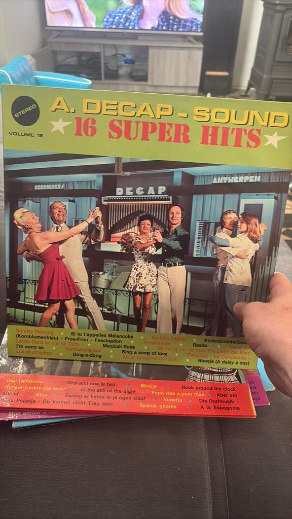 Lots 33 tours Decap-Sound 8 pieces vend le lots 12€, Enlèvement, Comme neuf