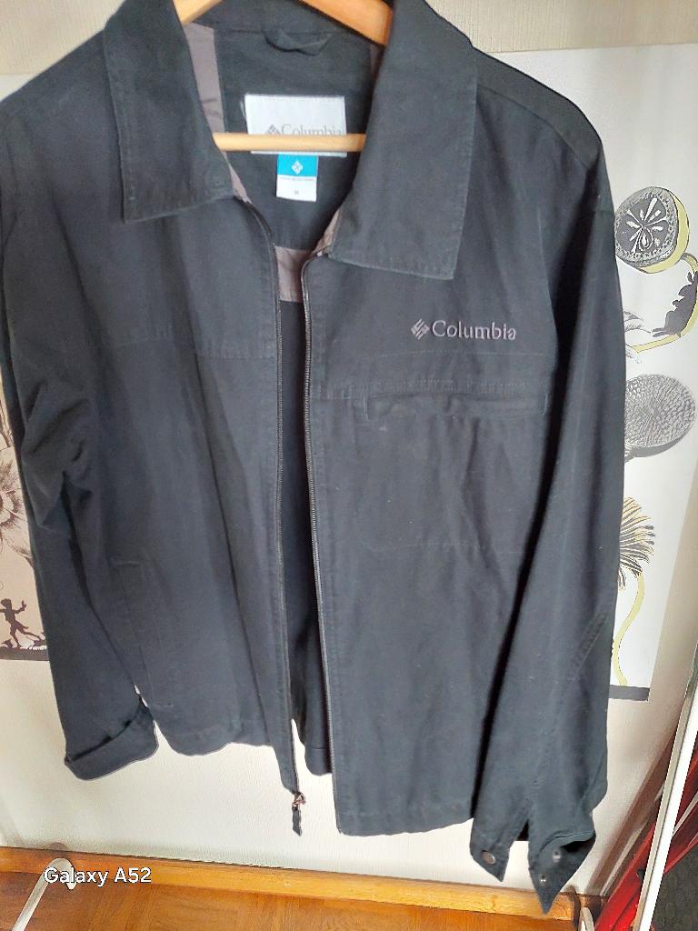 Veste Columbia taille M couleur noire en 100 % coton, Columbia, Enlèvement ou Envoi, Comme neuf, Taille 48/50 (M)