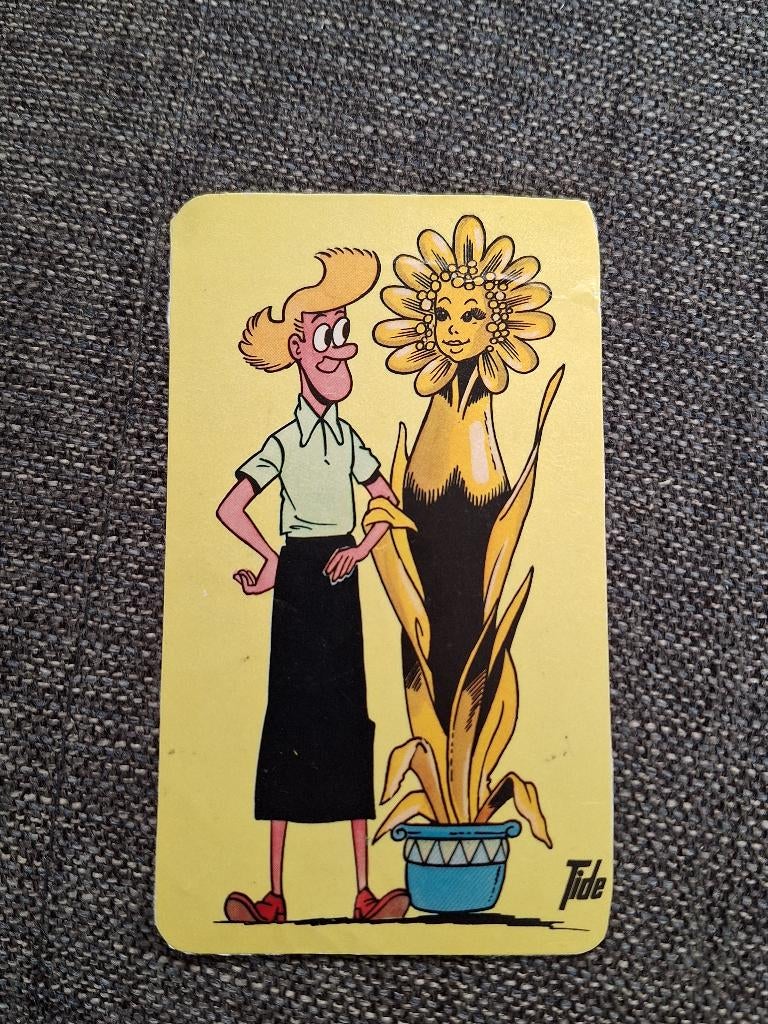 Vandersteen Suske Wiske - Sticker Tide Sidonia (1974), Ophalen of Verzenden, Suske en Wiske, Gebruikt, Plaatje, Poster of Sticker